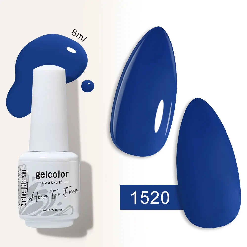 Arte Clavo Semi-permanent Gel Nail Varnish 180 Colors Semipermanent