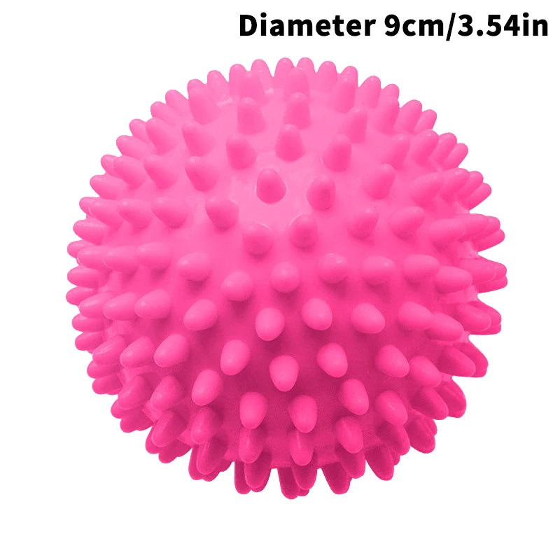 Meridian Massage Ball Fascia Muscle Relaxation Yoga Fitness Waist Qme 9cm Pink