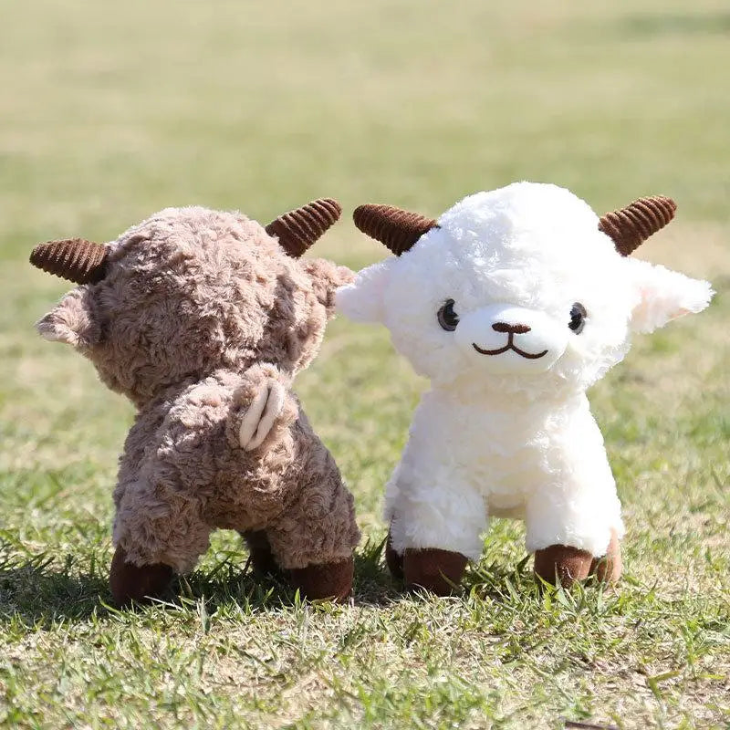 Soft Plush Sheep Keychain White Sheep Keychains Mini 3d Animal Key Ring Holder Bag Charms Car Pendants Gift Qme
