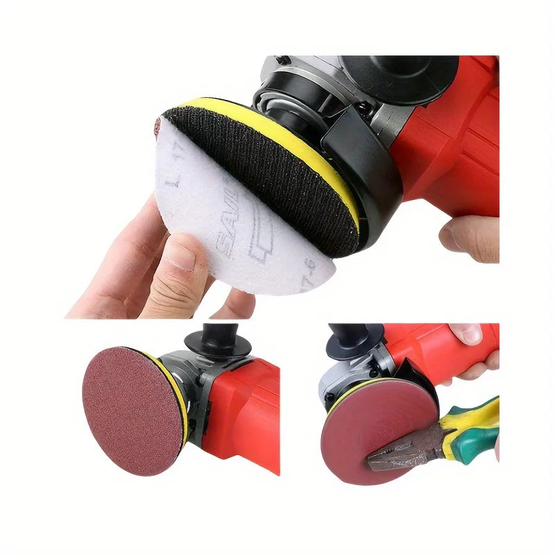 10/20/50pcs 4-inch sandpaper with multiple grit sizes (60-1000), suitable for grinding and polishing, suitable for grinding mach Qme