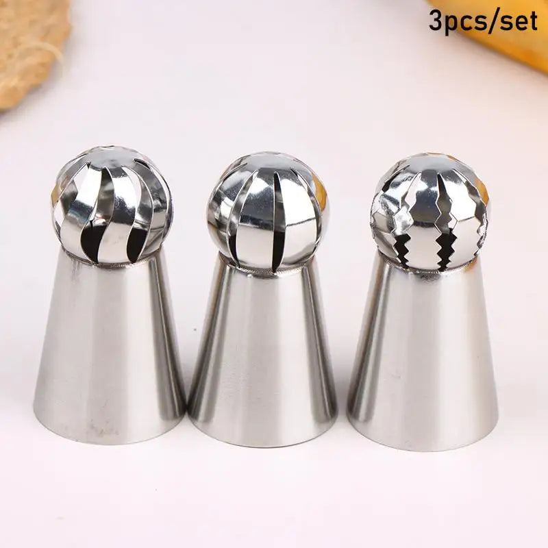 3 6 Cake Decorating Piping Tips Baking Supplies DIY Tool Beginners Qme 3Pcs