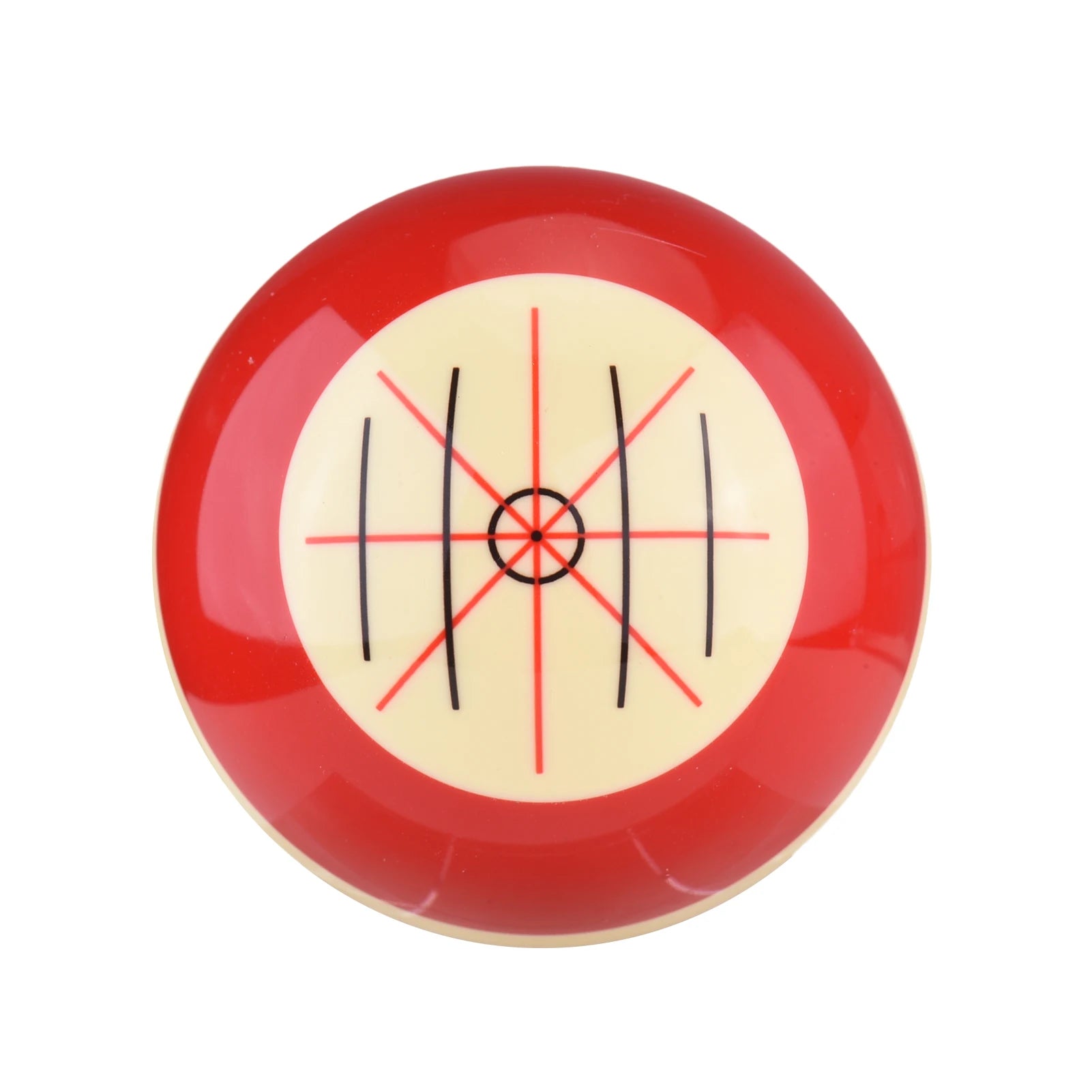 2pcs Red White Resin Billiard Training Cue Ball Pool Cue Ball Practice Training Artifact Qme