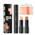 2-in-1 Dual-ended Contour & Highlight Stick, multifunctional facial contour stick, creates V-face and nose shadow, long lasting Qme 8506-3