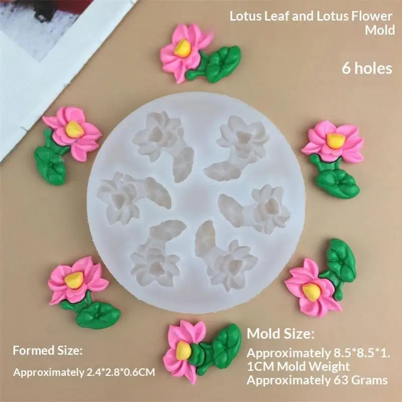 Flower Tulip Silicone Sugarcraft Mold Resin Tools Chocolate Cupcake Qme A1