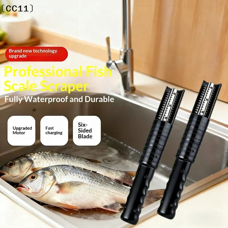 Fish Scale Machine Handheld Electric Scraper Wireless Waterproof Qme