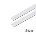 5M PVC Self-adhesive Waterproof Gold Tape Ceiling Background Wall Decoration Line Tile Gap Sticker Furniture Edge Banding Strip Qme Silver 5m 1.8cm