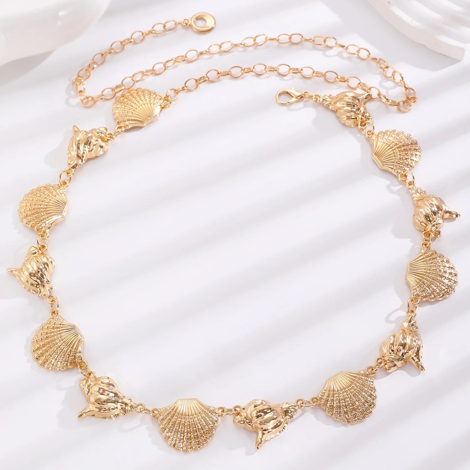 Women's Slim Decorative Waist Chain Silver Ethnic Tassel Belt Dresses