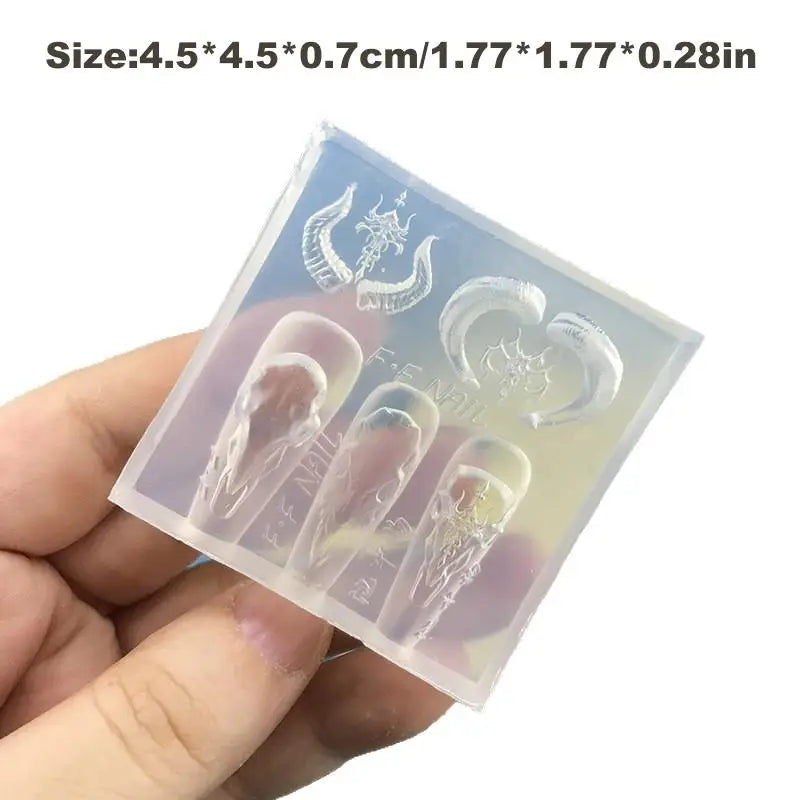 Sheepshead DIY Handcrafts Mould 3D Silicone Mold Nail Art Charms Qme one size