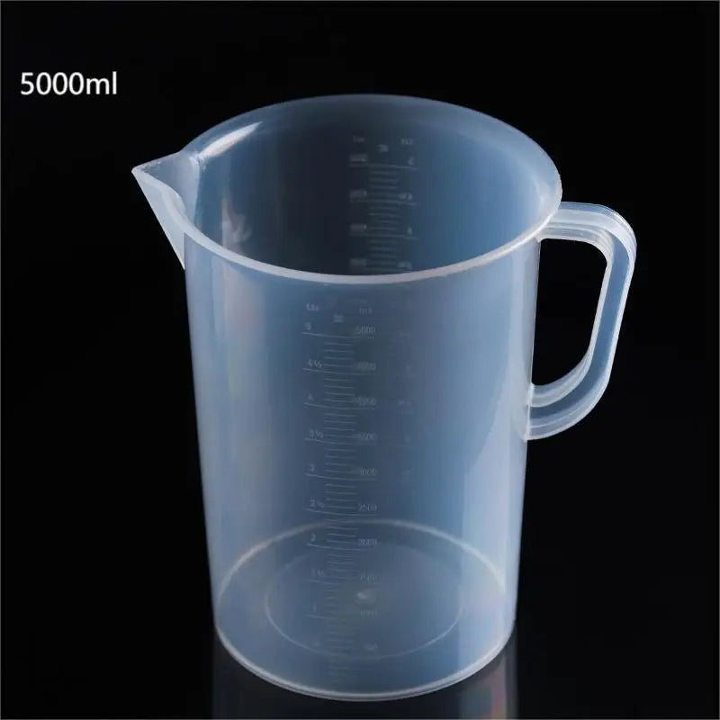 500–2000ml Graduated Plastic Beaker , Chemical-Resistant Measuring Cylinder for Science Lab, DIY Projects & Home Experiments Qme A8