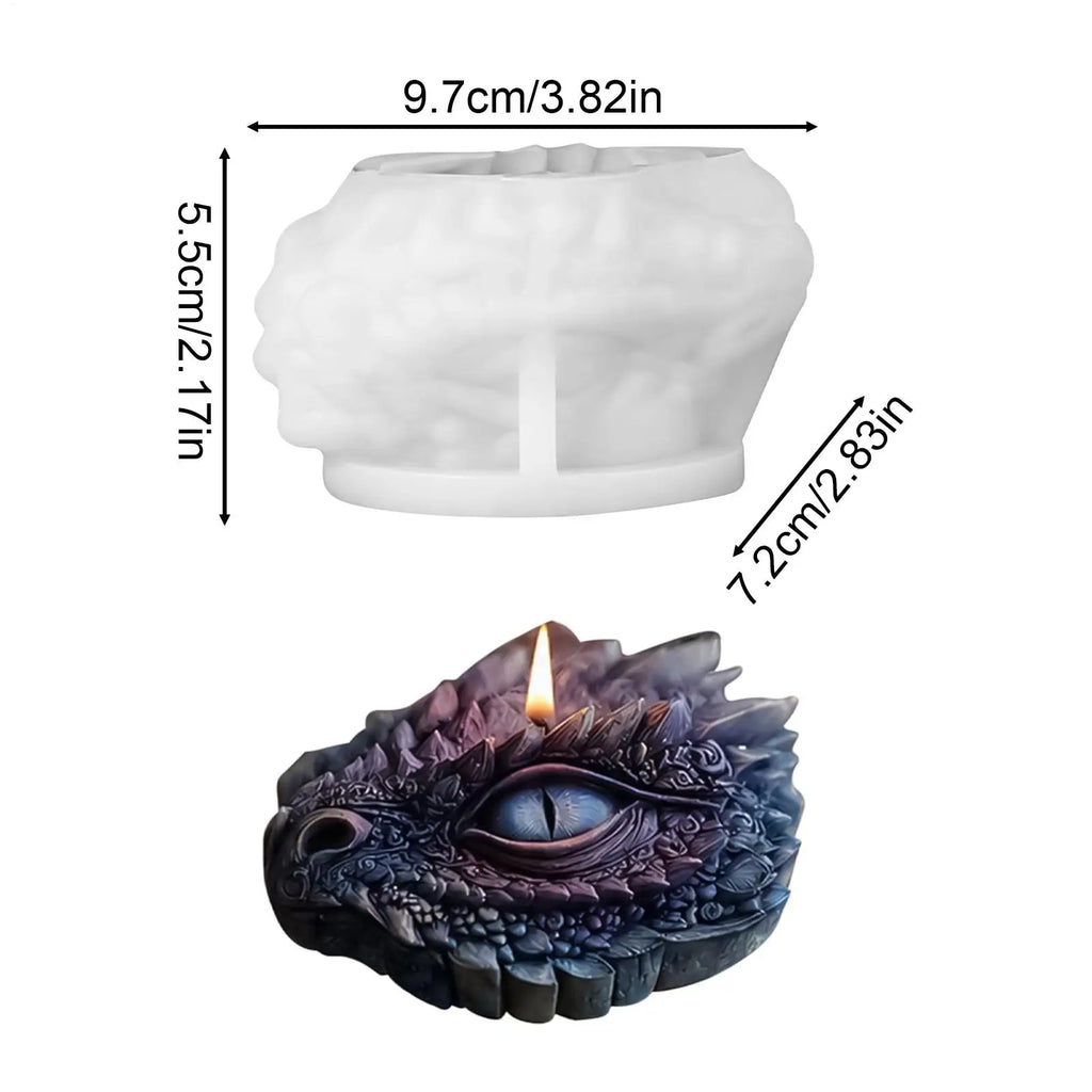 Dragon Eye Silicone Mold Flexible Reusable 3D Molds Beginners Qme