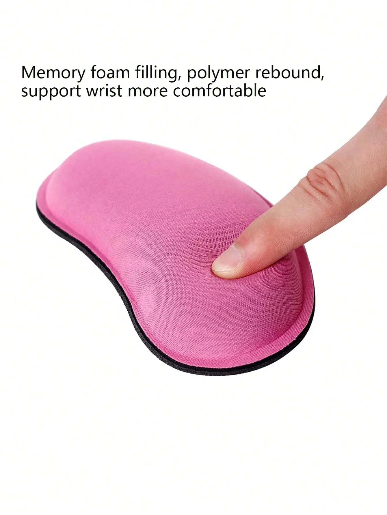 Memory Foam Mouse Wrist Pad Office Support Non-slip Bowl-shaped Hand Qme