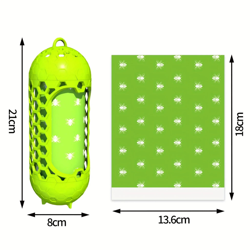 Wasp Trap Outdoor Hanging Carpenter Bee Trap for Outside Fly Wasp Catcher Fly Trap Indoor Killer Hunter for Hornet Gnat Mosquito Qme
