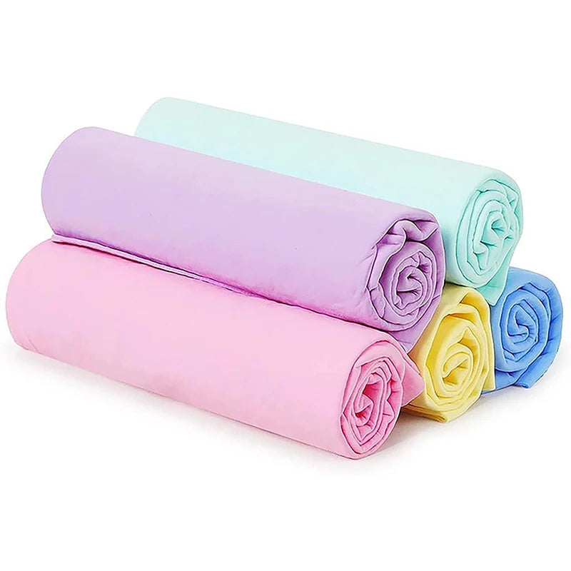 Pet Grooming Towel Soft Dog Suede Fabric Bath Absorbent Qme