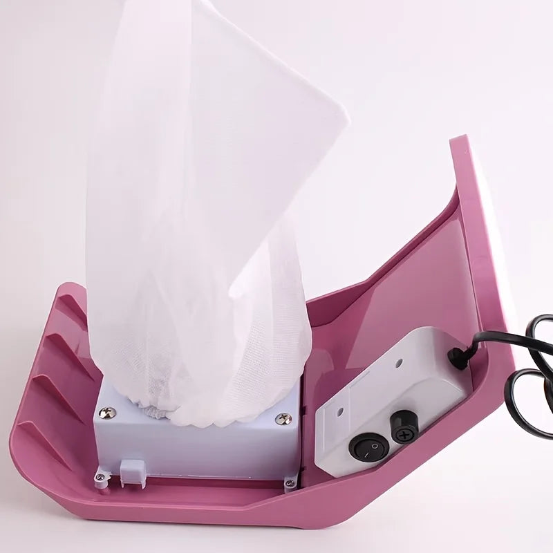 Nail Vacuum Cleaner Bag Single Fan Dust Storage Qme