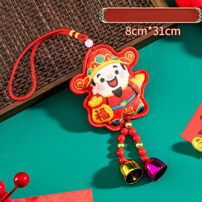 Lucky Fragrant Bag Tassels Horse Incense Car Hanging Chinese Zodiac Qme A10