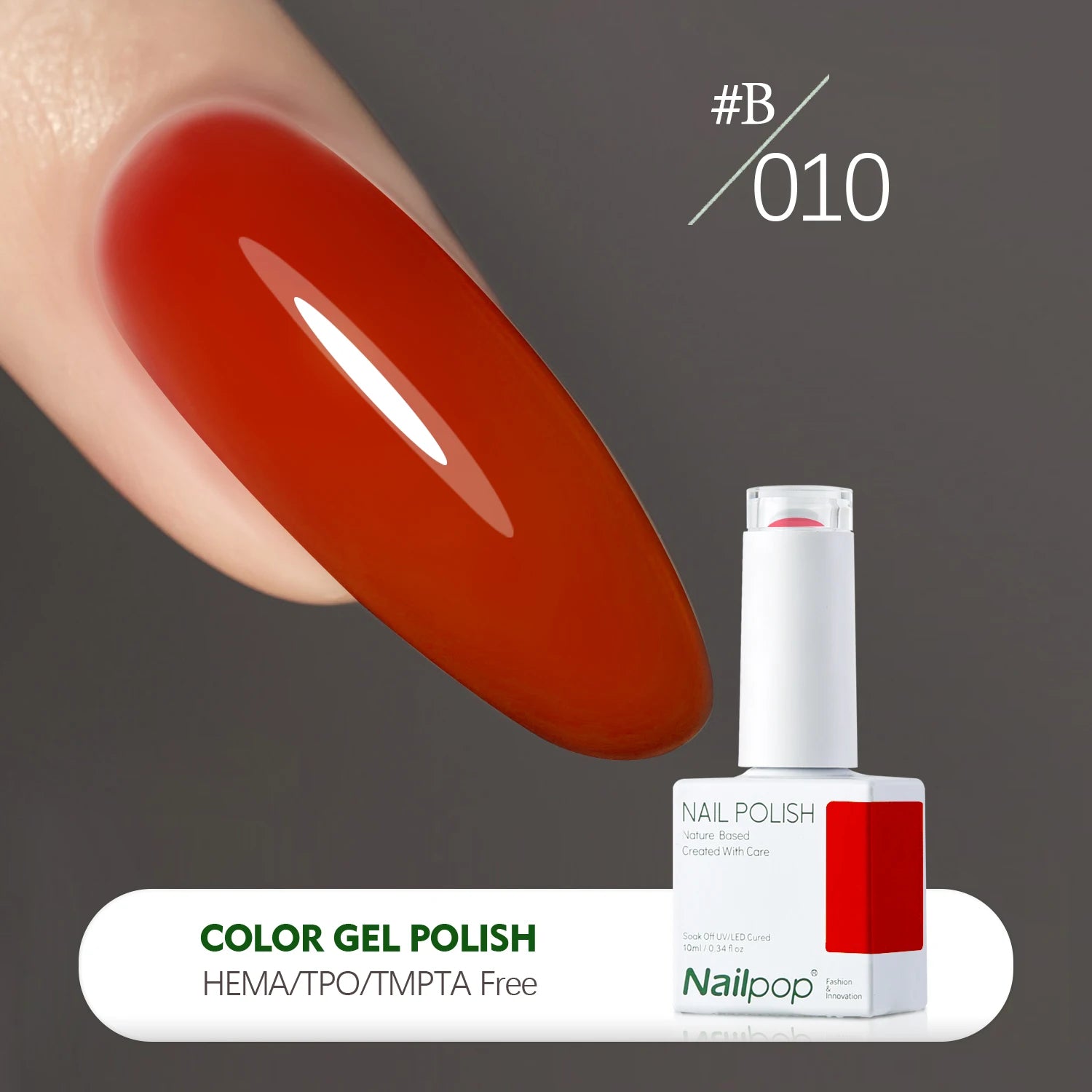 Nailpop Summer Dopamine Gel Polish 20 Colors 8 12 Builder Nail Art Qme B-010 10ml