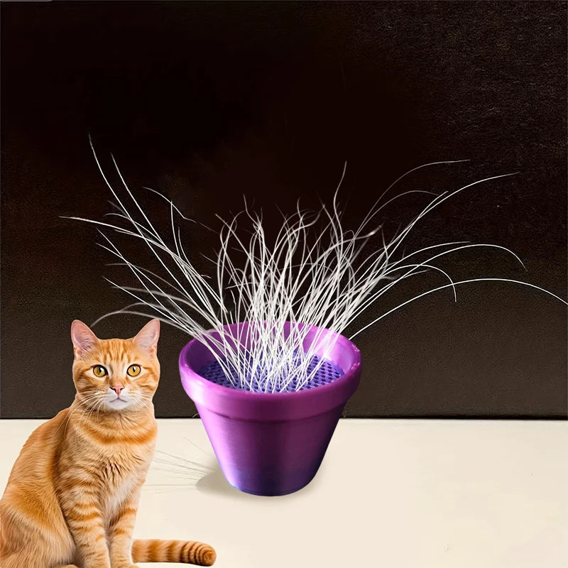 Pot Design Desktop Ornament Collectible Keepsake Cat Owners Pet Qme