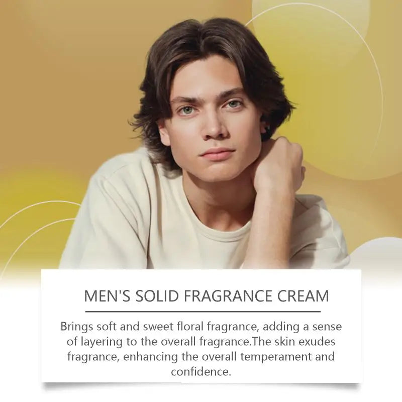 Sandalwood Balm Men Portable Solid Perfume Long Lasting Scent Dating Qme
