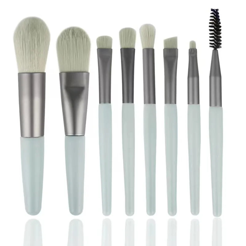 Macaron Makeup Brushes Eye Shadow Foundation Women Cosmetic Brush DIY Qme E7-4-1