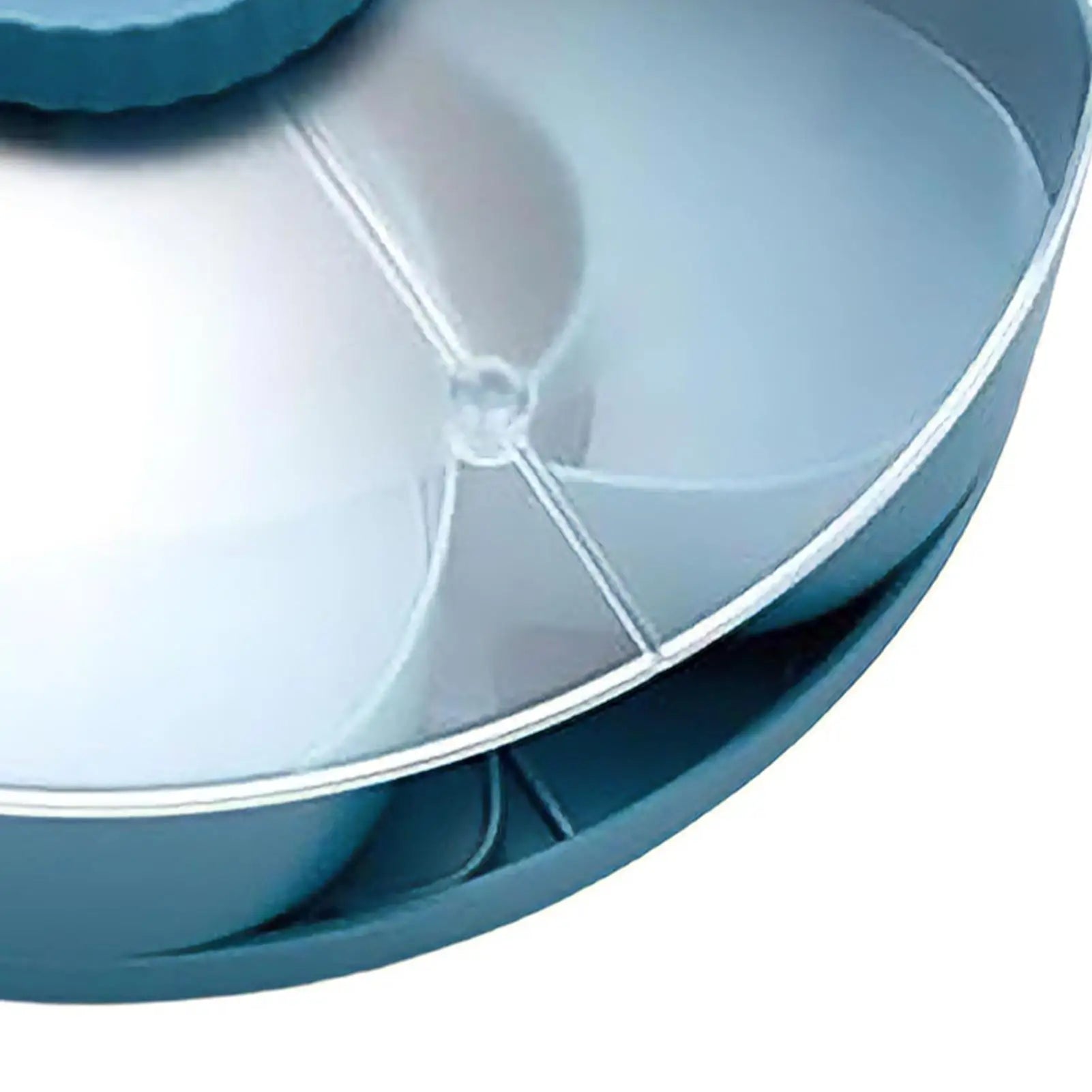 Snack Tray Lid Rotating Storage Container Non-slip Base Fruit Qme