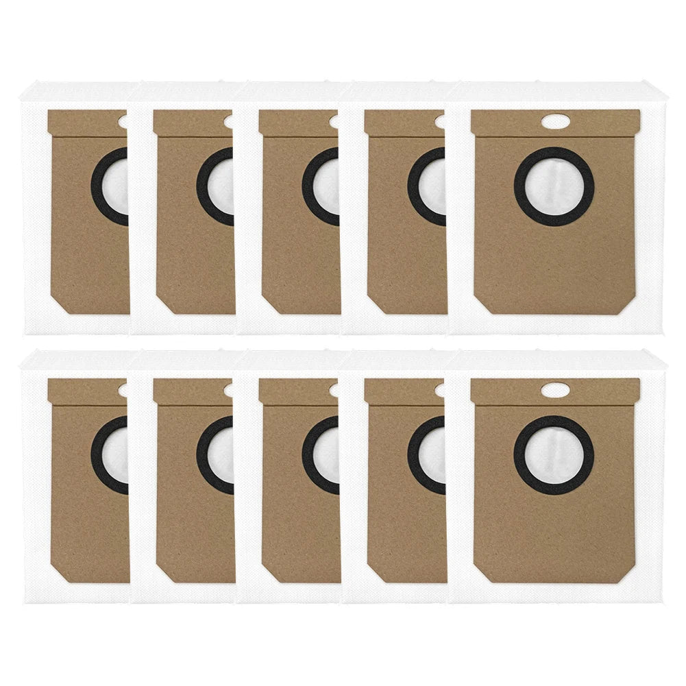 Base Station Dust Bags, For Deerma DEM-X70 / DEM-S30 Stations Dust Collector Robot Vacuum Cleaner Bags Replacement Qme 10 PACK