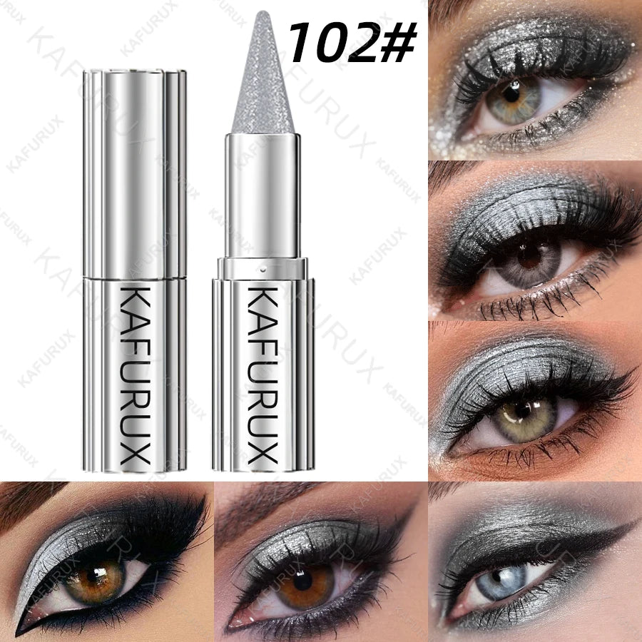 Metallic Waterproof Eyeshadow Sticks Glitter Green Liner Pen Qme 102