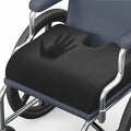 Wheelchair Seat Cushions for Sciatica Back Coccyx Pressure Sore Ulcer Pain Relief Memory Foam Pressure Relief Cushion Breathable Qme Black