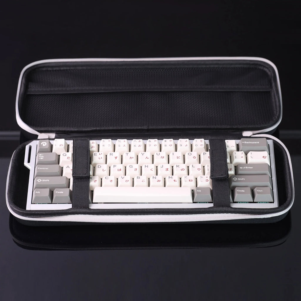 Chosfox Protable Keyboard Storage Bag Large Capacity Mechanical Keyboard Bag 60/61/64 Thickened Fabric Waterproof Protect Bag Qme