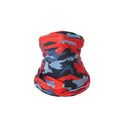 Cycling Face Mask Absorb Sweat Breathable Fishing Training Sport UV Face Scarf Neck Gaiter Summer Face Bandana Qme Red