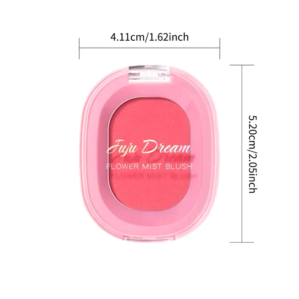 Monochrome Matte Blush Powder Natural Nude Cheek Rouge Brightening Qme