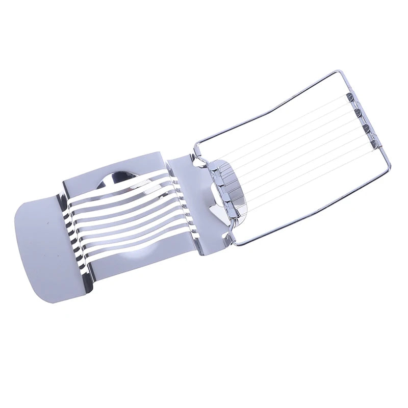 Stainless Steel Egg Cutter Preserved Splitting Tool Fancy Slicer Qme