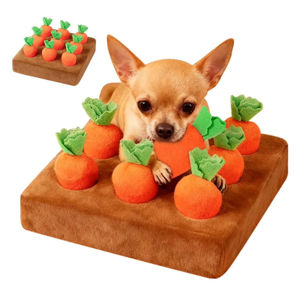new Snuffle Mat For Dogs Enrichment Interactive Toys Pet Carrot Puzzle Toy Dog Activity Mat For Boredom Relief Foraging Training Qme