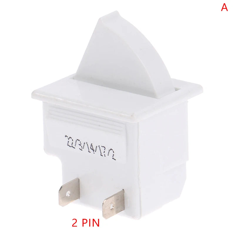 2-pin 3-pin Plug Refrigerator Door Light Switch Parts Control Qme 2 Pin