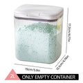 Face Mask Powder Container Large Capacity 1.2/2L Storage Can with Pop-up Lids Sealing DIY Mask Container for Bathtub Spa Qme 2000ml