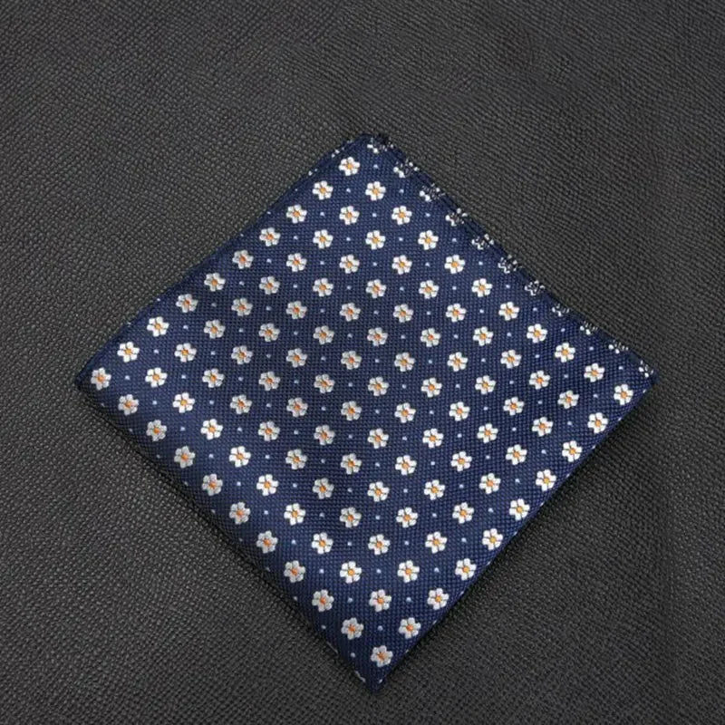 Men Pocket Square Suits Hanky Plaid Handkerchiefs Casual Suit