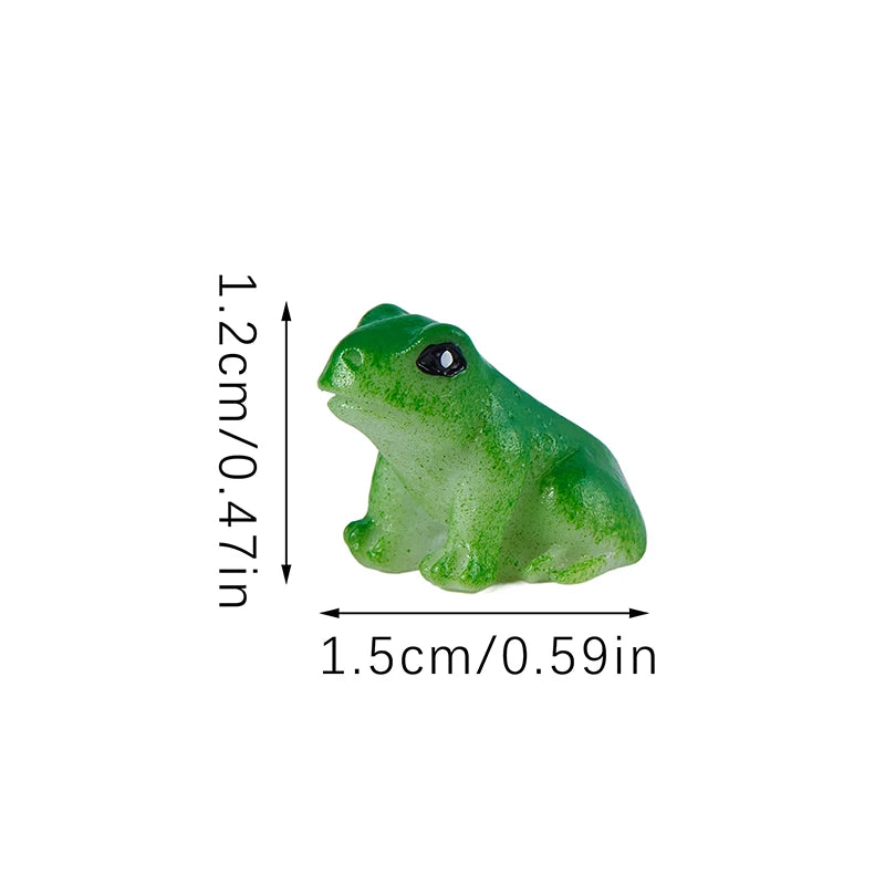 5 Resin Crafts Home Decoration Accessories Party Decoratio Mini Frog Qme