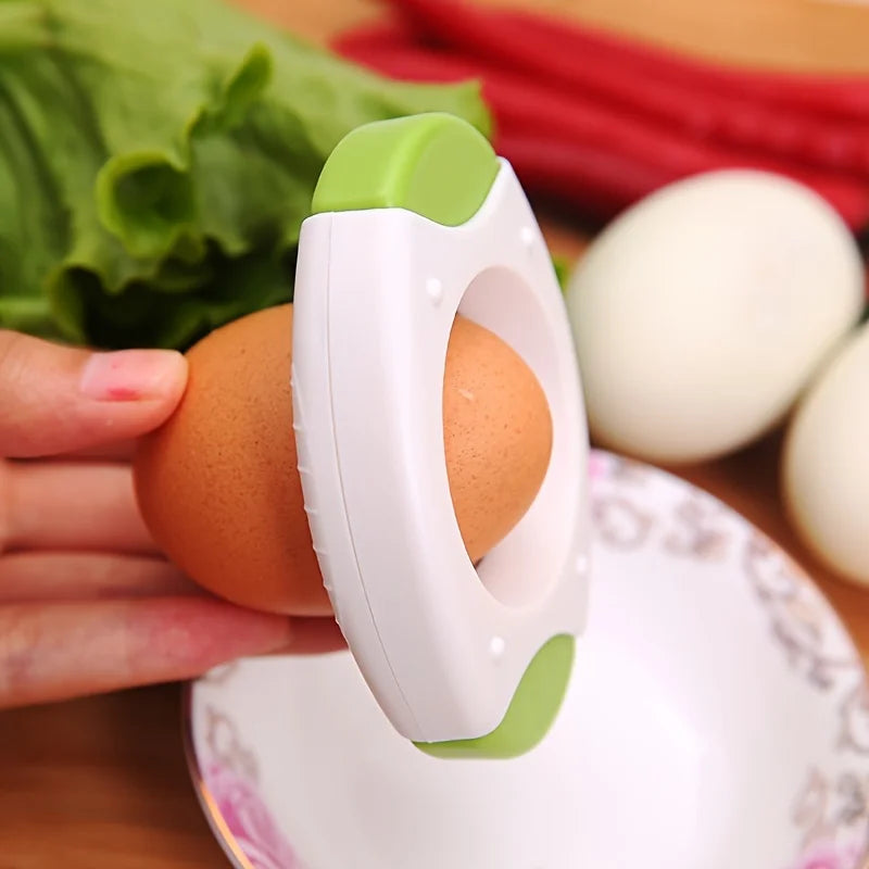 1 home kitchen egg opener, eggshell cutter, egg clamp Qme