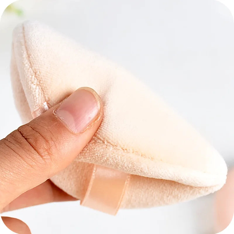 Professional Round Shape Facial Face Body Powder Foundation Puff Qme