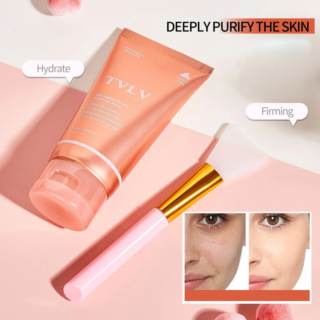 Nicotinamide Tear Off Facial Mask Deep Moisturizing Suitable All Skin Qme