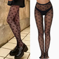 Y2K Women Gothic Hollow Out Pantyhose Lolita Thigh Fishnet Stockings Qme A11 One Size