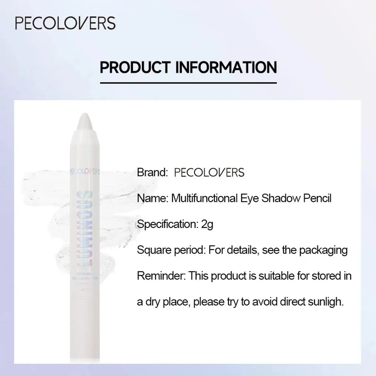 Brightening Highlighter Sparkling Eye Corner Shadow Stick Face Qme
