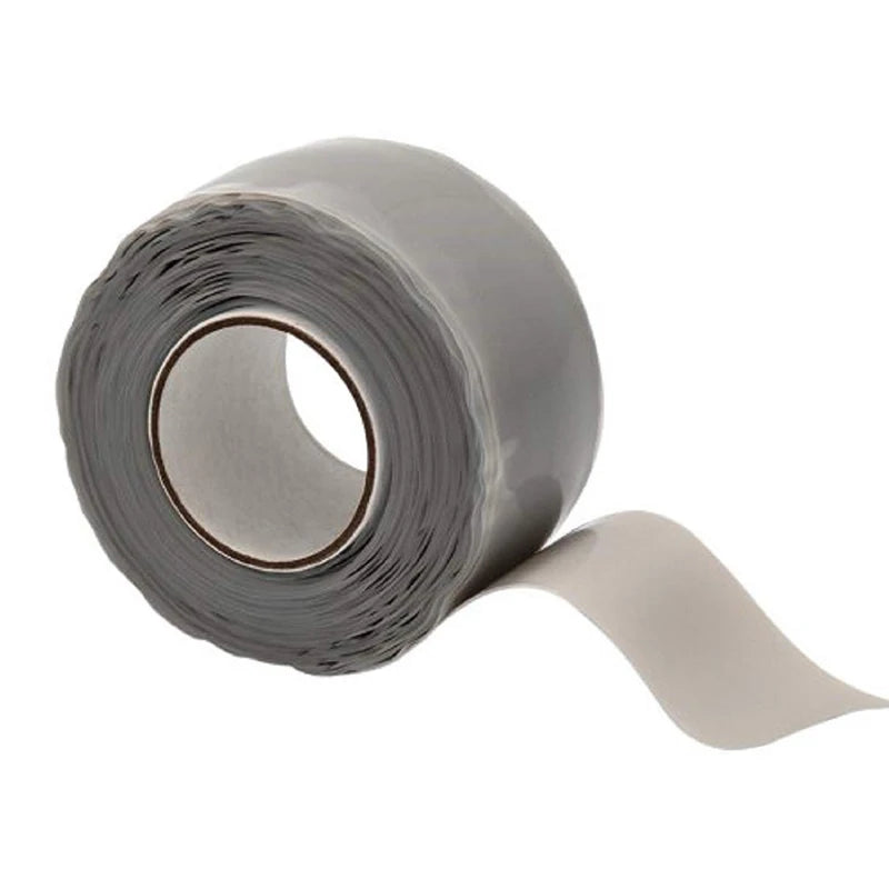 300cm Pipe Stop Leaks Repair Tape Self-Fusing Silicone Rubber Waterproof Insulation Super Strong Adhesive Stretchable Duct Tapes Qme Gray 3M 25mm|China Mainland