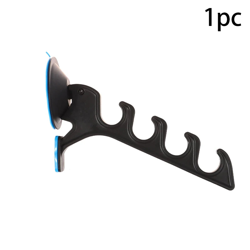 Fishing Rod Rack Horizontal Organizer Support Suction Cup Car Bracket Qme 1pc