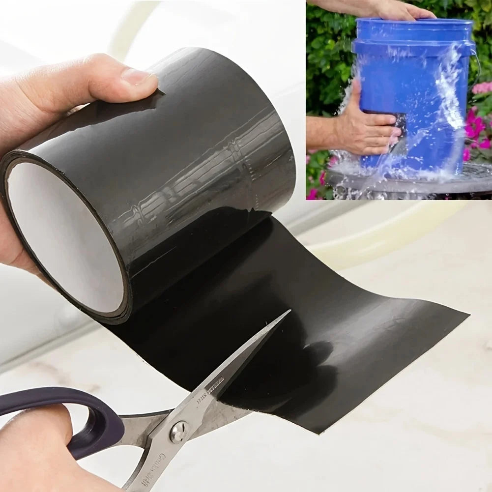 Super Strong Waterproof Tape: Stop Leaks, Seal Repairs & Insulate PVC Pipes Instantly! Qme