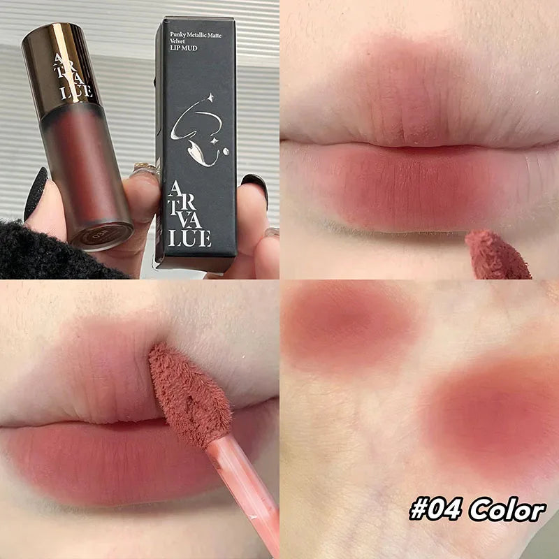 Art Value Matte Velvet Lip Mud Whitening Soft Long-lasting Makeup Qme NO.A72-04