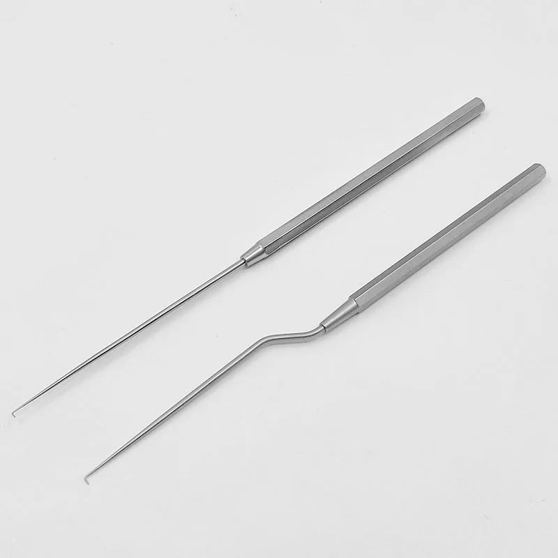 Stainless Steel Cerumen Hook Ear Pick Wax Shovel Spoon Hard Earwax Qme