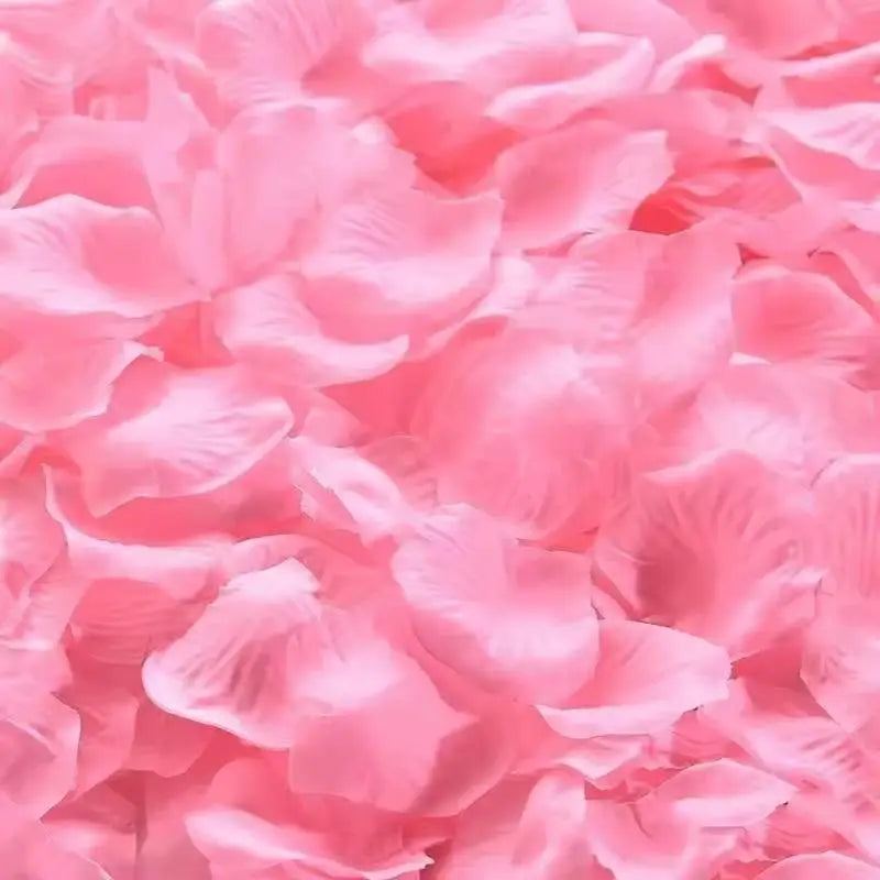 1000Pcs Artificial Fake Rose Petals Colorful Simulation Silk Rose Petal For Valentines Day Wedding Party Romantic Decoration Qme Pink