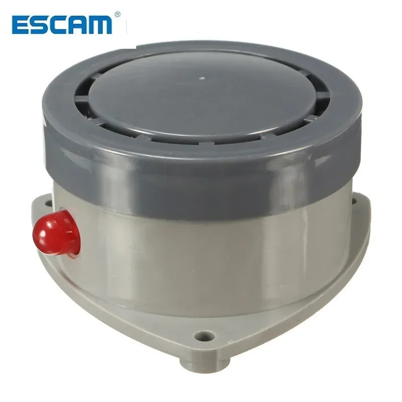 ESCAM ABS Plastics Water Leak Detector Water Sensor Leak Alarm with Caution Light Home Security Durable Quality Qme