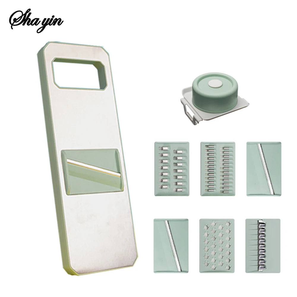 Multifunctional Shredder, Vegetable Cutter, Household Potato Shredder, Cucumber Slicer, Shredder, Vegetable Cutting Tool Qme Style 1