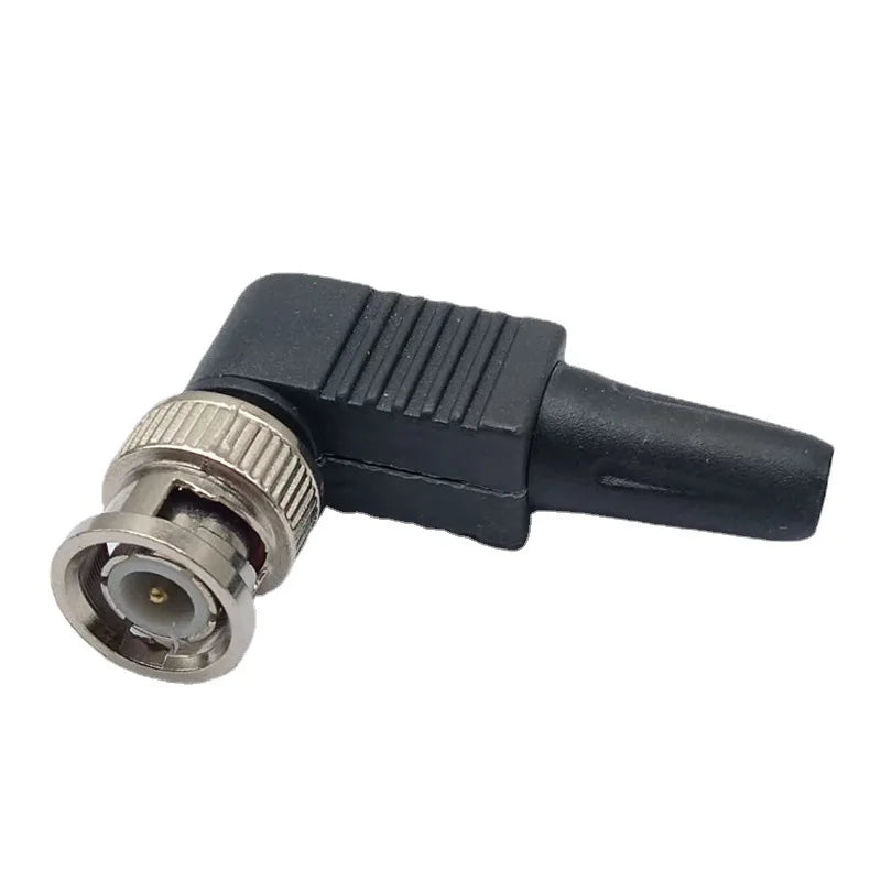 20pcs BNC Male Plug Adapter Connector Twist-on Coaxial RG59 Cable For CCTV Camera Video Audio Connector C5 Qme bend BNC Male 20pcs